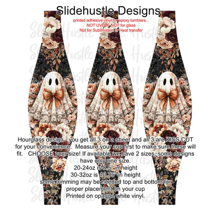 Hourglass Design, Halloween Ghosts, VF726 HGB1