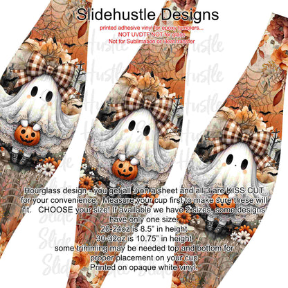 Hourglass Design, Halloween Ghosts, VF726 HGB2