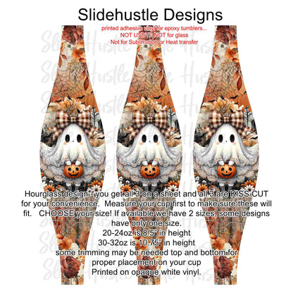 Hourglass Design, Halloween Ghosts, VF726 HGB2