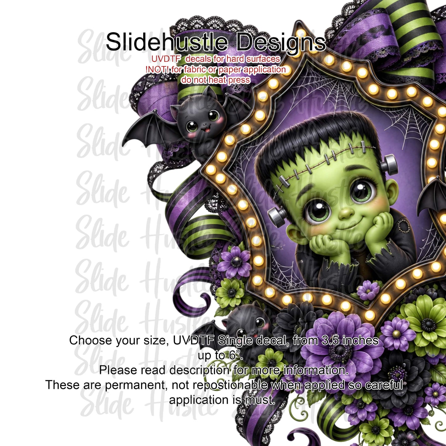 UVDTF Decal, Frankenstein's Monster, VF904 D7