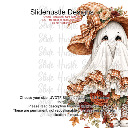 UVDTF Decal, Cute Girl Ghost, VF904 D9