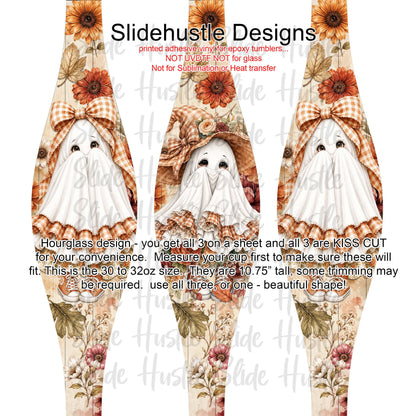 Hourglass Design, Adorable Ghosts, 30 ounce, VF904 HG8