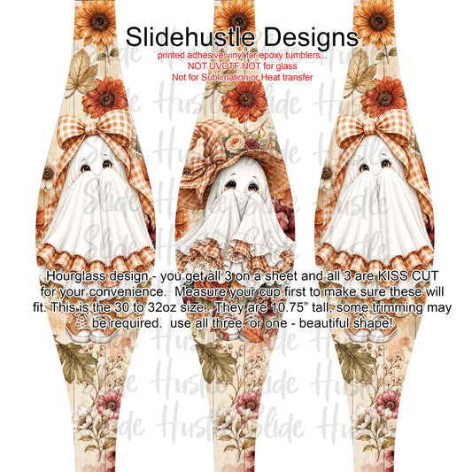 Hourglass Design, Adorable Ghosts, 30 ounce, VF904 HG8