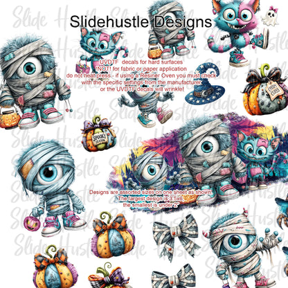 UVDTF Element Sheet, Cute Mummies VF904 ES1