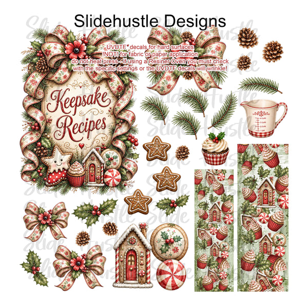 UVDTF Element Sheet, Keepsakes Recipes, 11x11", VF905 A5 ES1