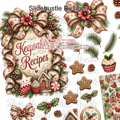 UVDTF Element Sheet, Keepsakes Recipes, 11x11", VF905 A5 ES1