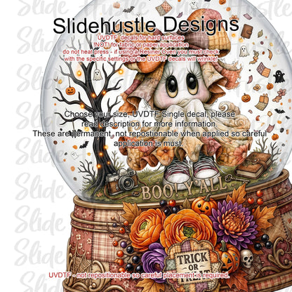 UVDTF Decal, Halloween Ghost Snow Globe, VF905 D30
