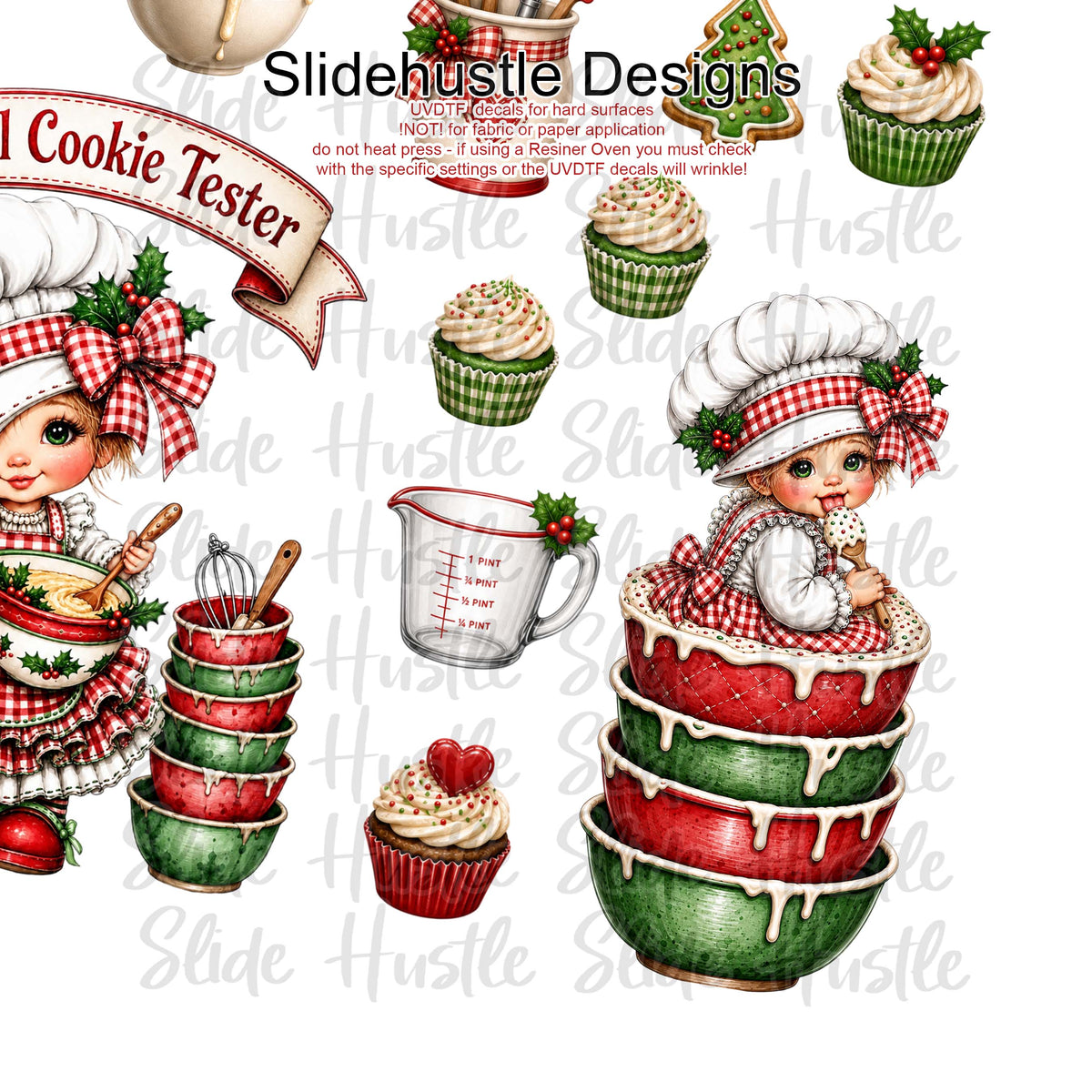 UVDTF Element Sheet, Official Cookie Tester, 11x11", VF905 ES22