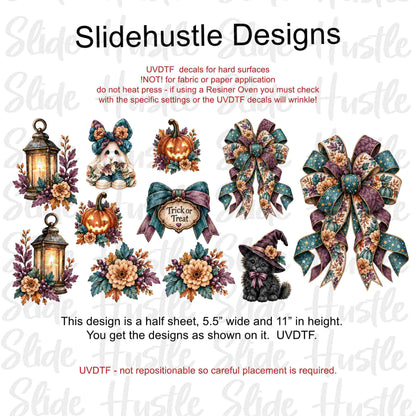 UVDTF 1/2 Element Sheet, Halloween Bows, VF905 HS5